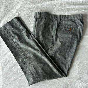 J. Crew Bowery Slim Linen Pants